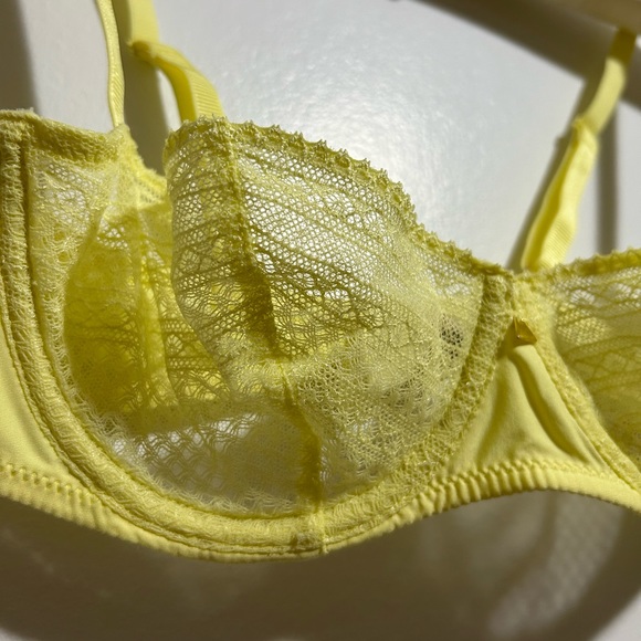 PASSIONATA by CHANTELLE Half Cup Yellow Bra - Picture 3 of 8
